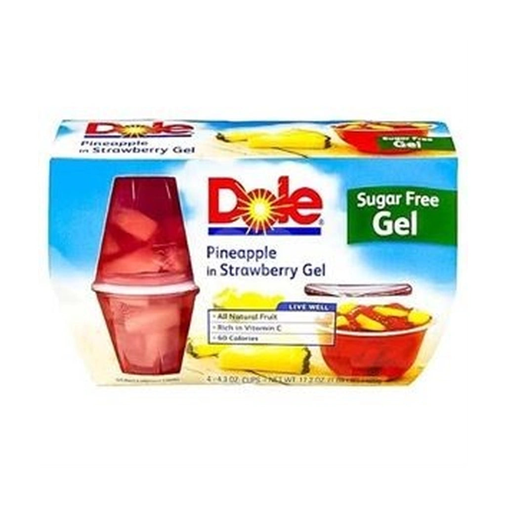 Dole P/Apple Sf Sberry Gel 4Pk