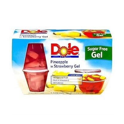 Dole P/Apple Sf Sberry Gel 4Pk