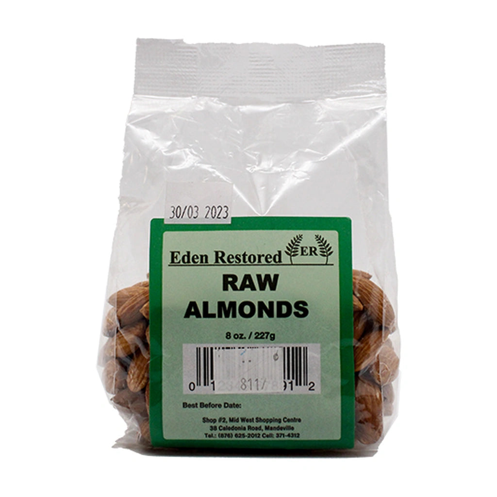 Eden Restored Almond Nuts Raw 1/2Lb