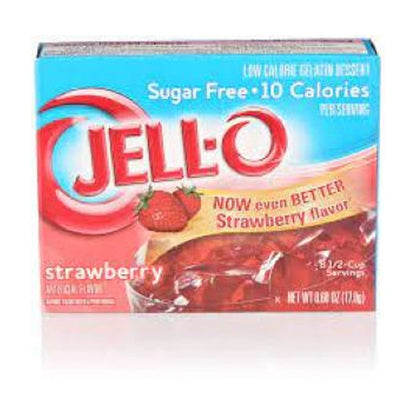 Jell-O Sugar Free Strawberry 30Z