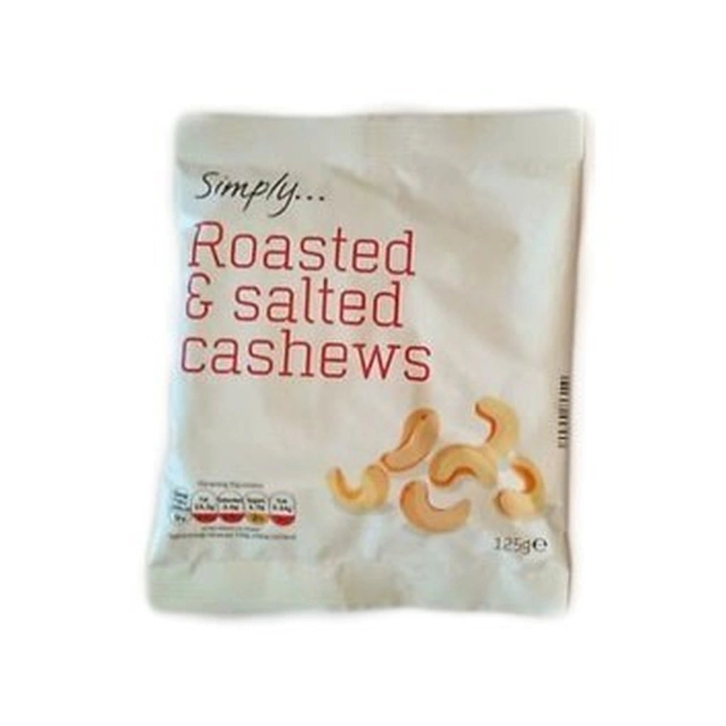 Simply Roasted & Salted Cashews 125G
