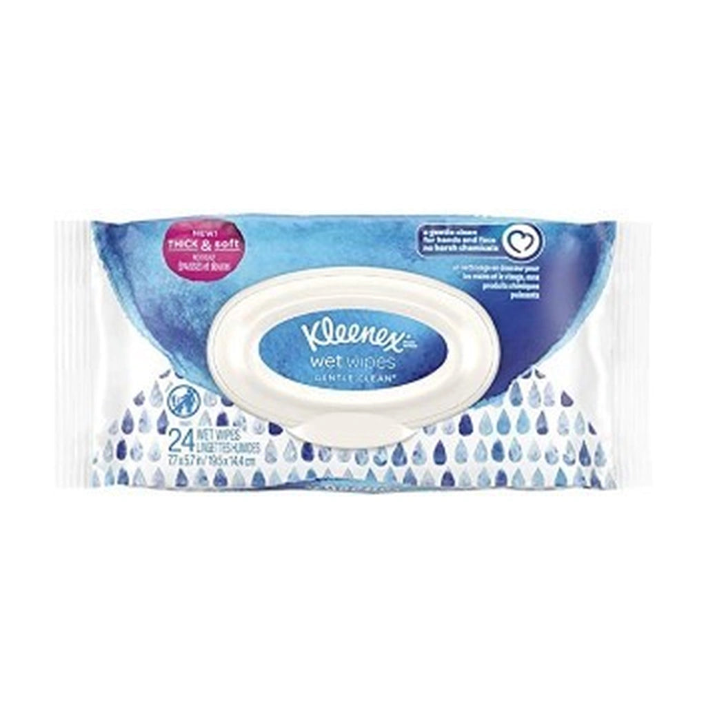 Kleenex Gentle Clean White Tray 24Ct