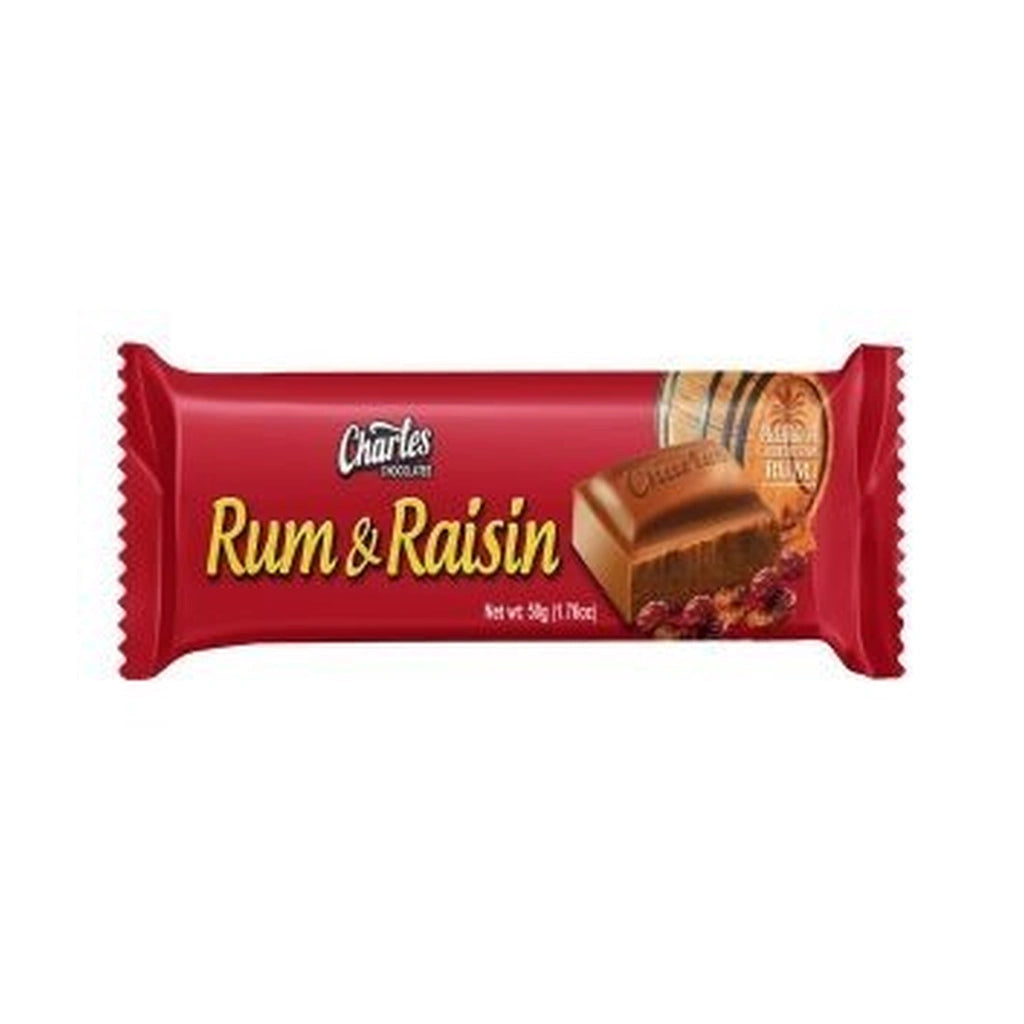 Charles Rum & Raisin Chocolate 50G