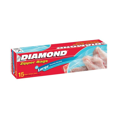 Diamond Freezer Bags Large 15Ct