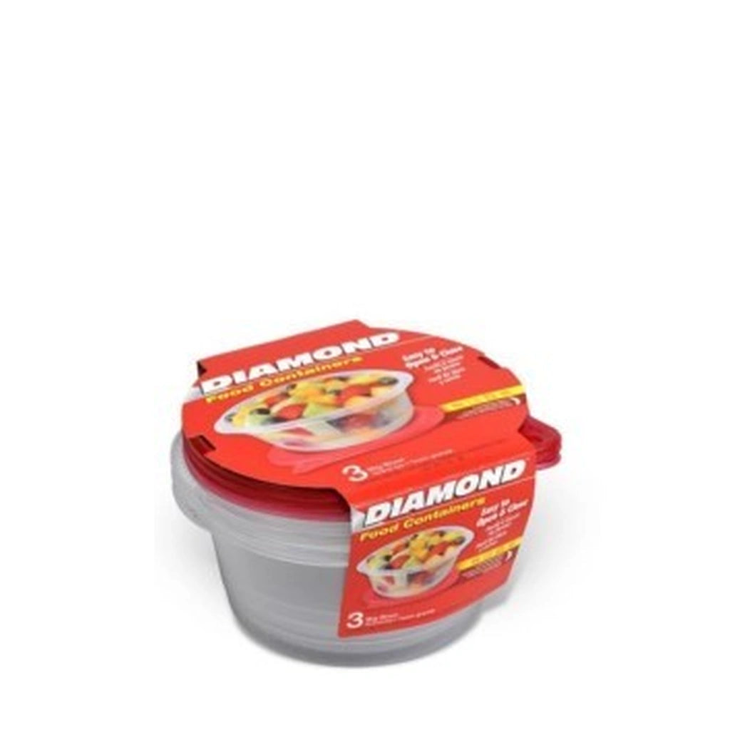 Diamond Main Course Container 5Ct