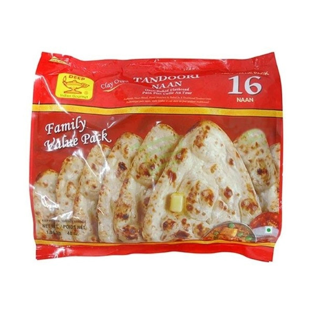 Deep Foods Tandoori Naan Bread 16Ct