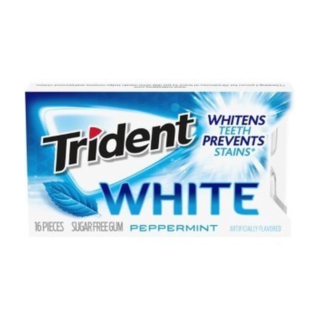 Trident Pepprmnt Whte 9:S