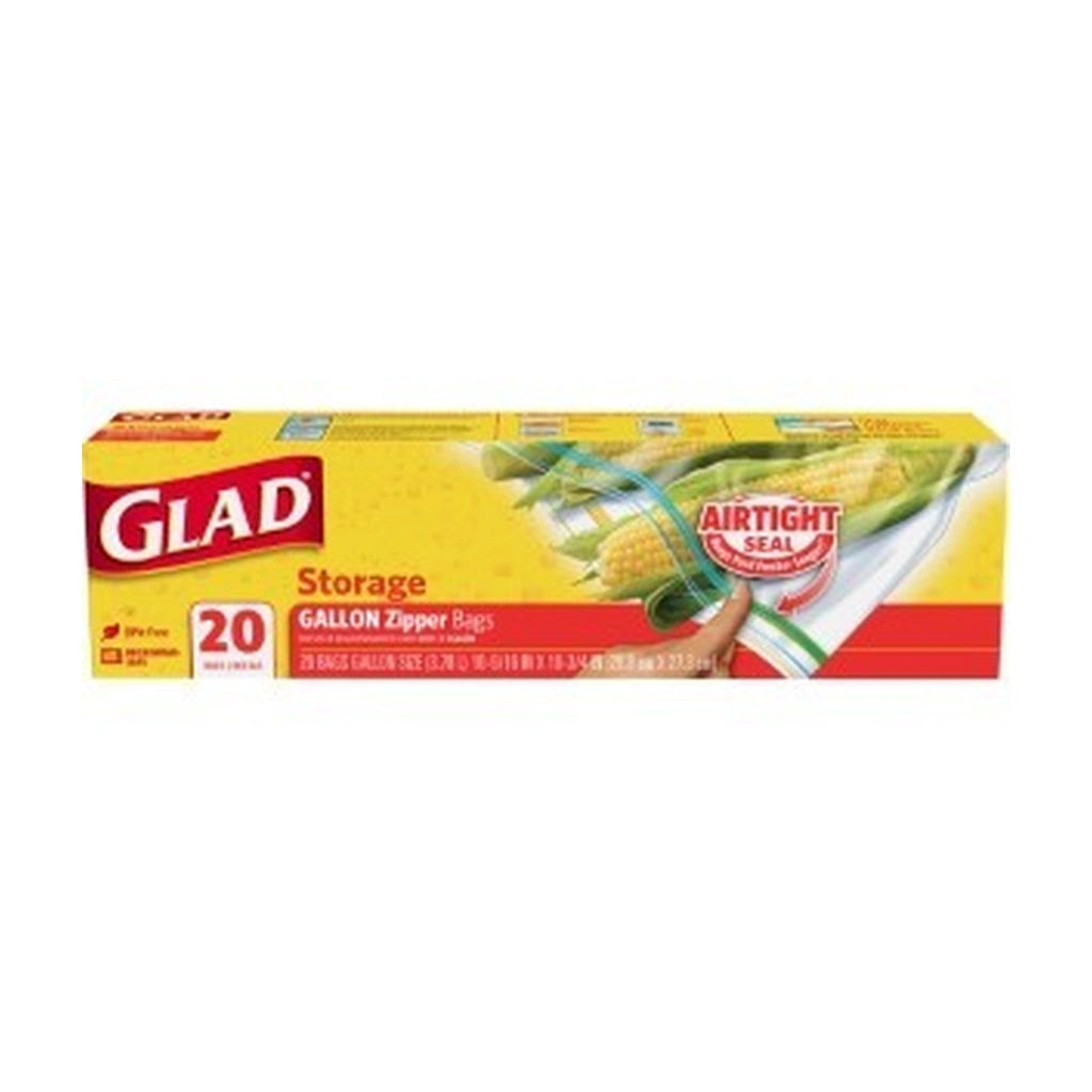 Glad 559 Bags Zip Gal 20Pk