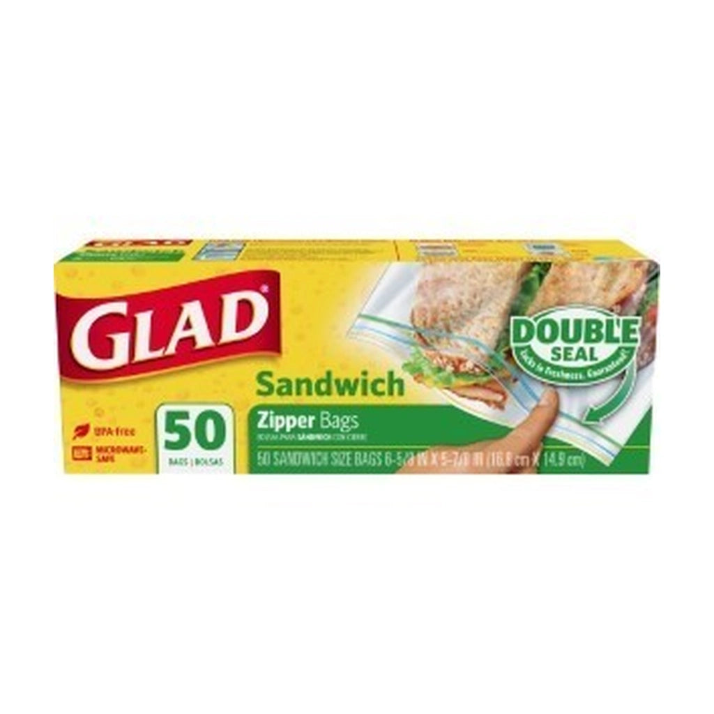 Glad 559 Zip Sandwich 50Pk