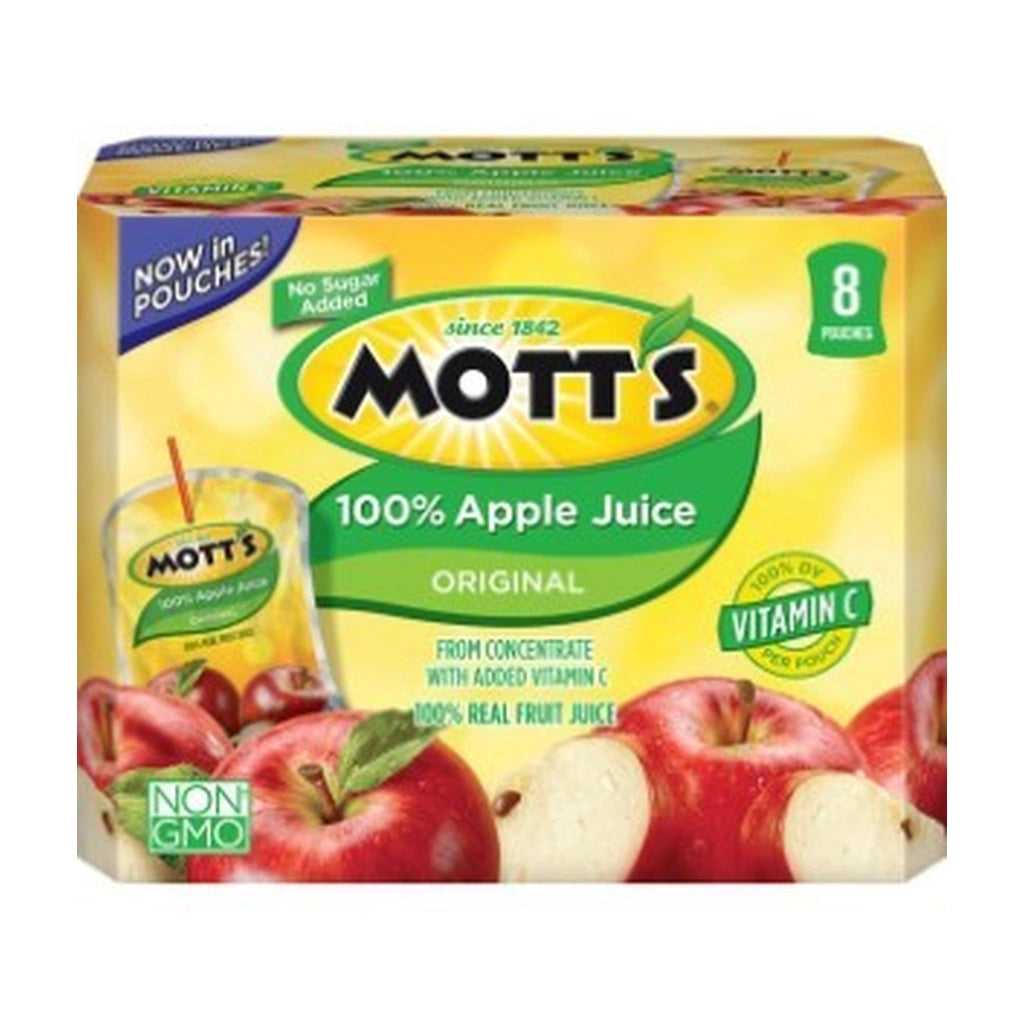 Motts 100% Apple Juice 6.75Oz