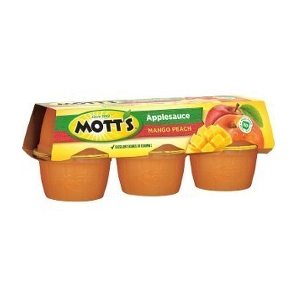 Motts Mango Peach Apple Sauce 4Ozx6
