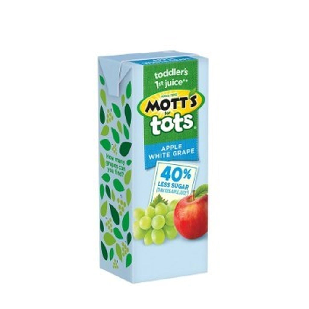 Motts For Tots Apple White Grape Juice 6
