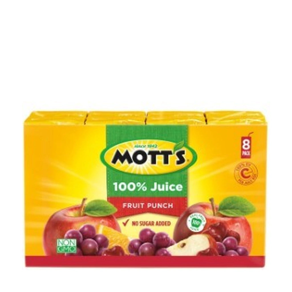 Motts 100% Fruit Punch Juice 6.75Oz