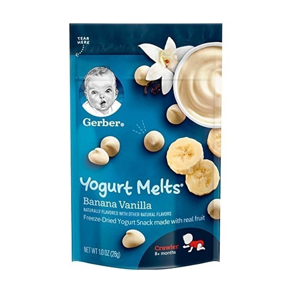 Gerber Banana Vanilla Yogurt Melts 28G