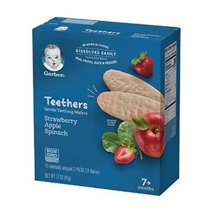 Gerber Teethers Strawberry Apple Spinac