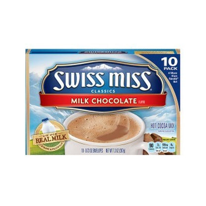 Swiss Miss Milk Chocolate Envelope 10Ct