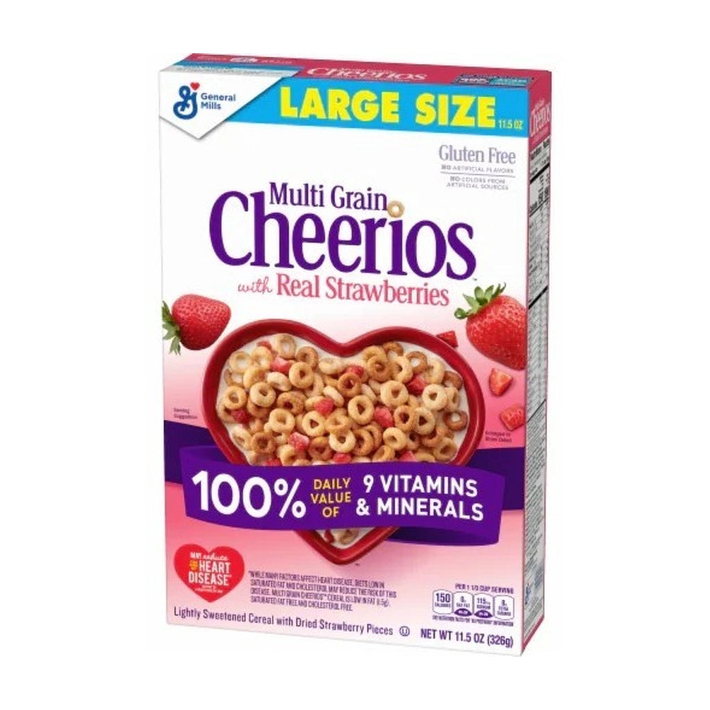Cheerios With Real Strawberries 330G