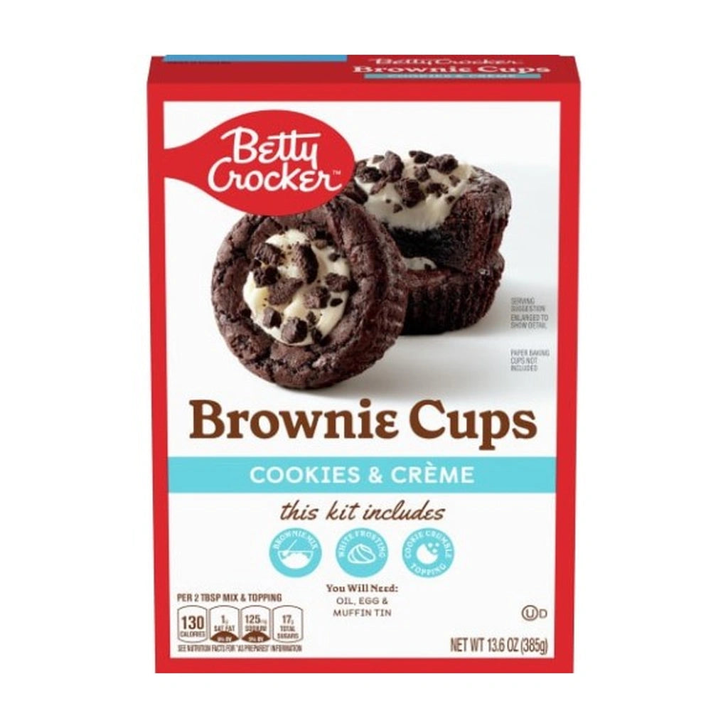 Betty Crocker Brownie Cup Cookie N Cream