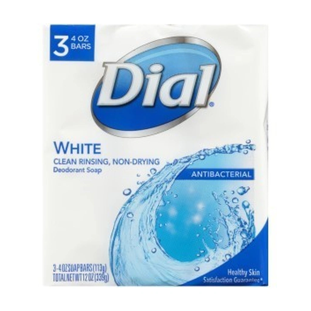 Dial Antibac White Soap 3Pk