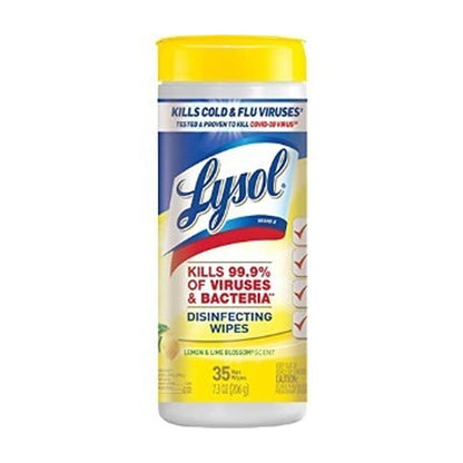 Lysol Sani Wipes Disinfectant Spray 35Ct