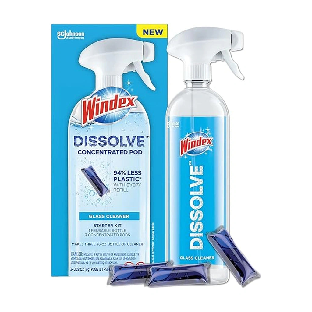 Windex Dissolve Glass Cleaner Starter Ki