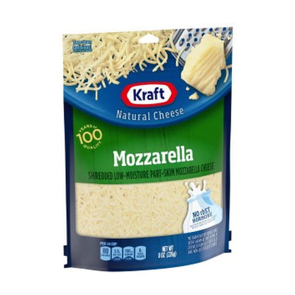 Kraft Mozzarel Shred W/Top 8Oz