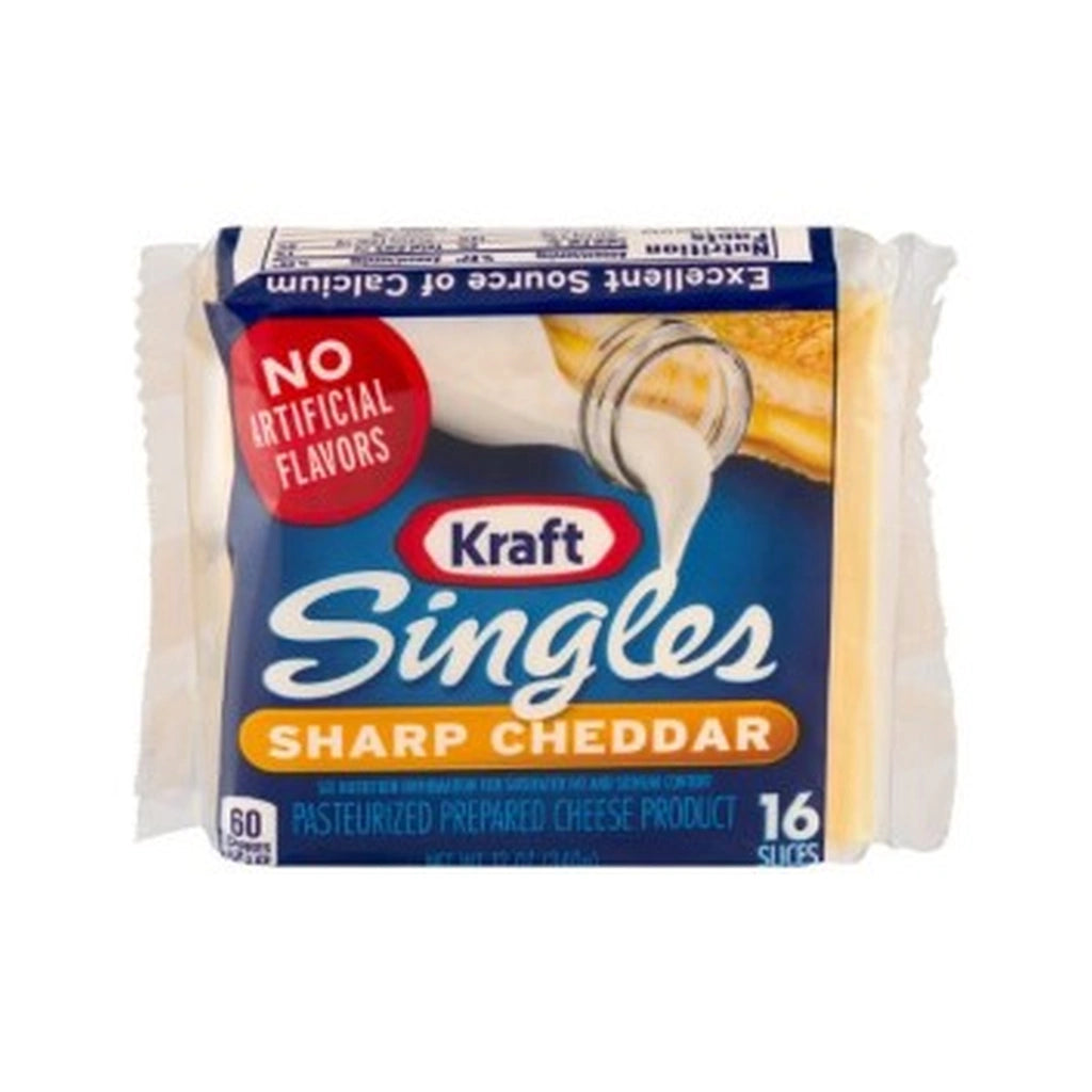 Kraft Single Sharp Cheddar 683 16Ct 3