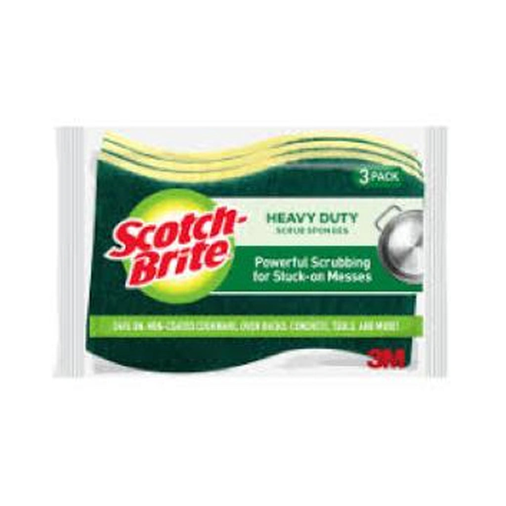 Scotch Brite Heavy Duty Scrub Sponge 3Ct