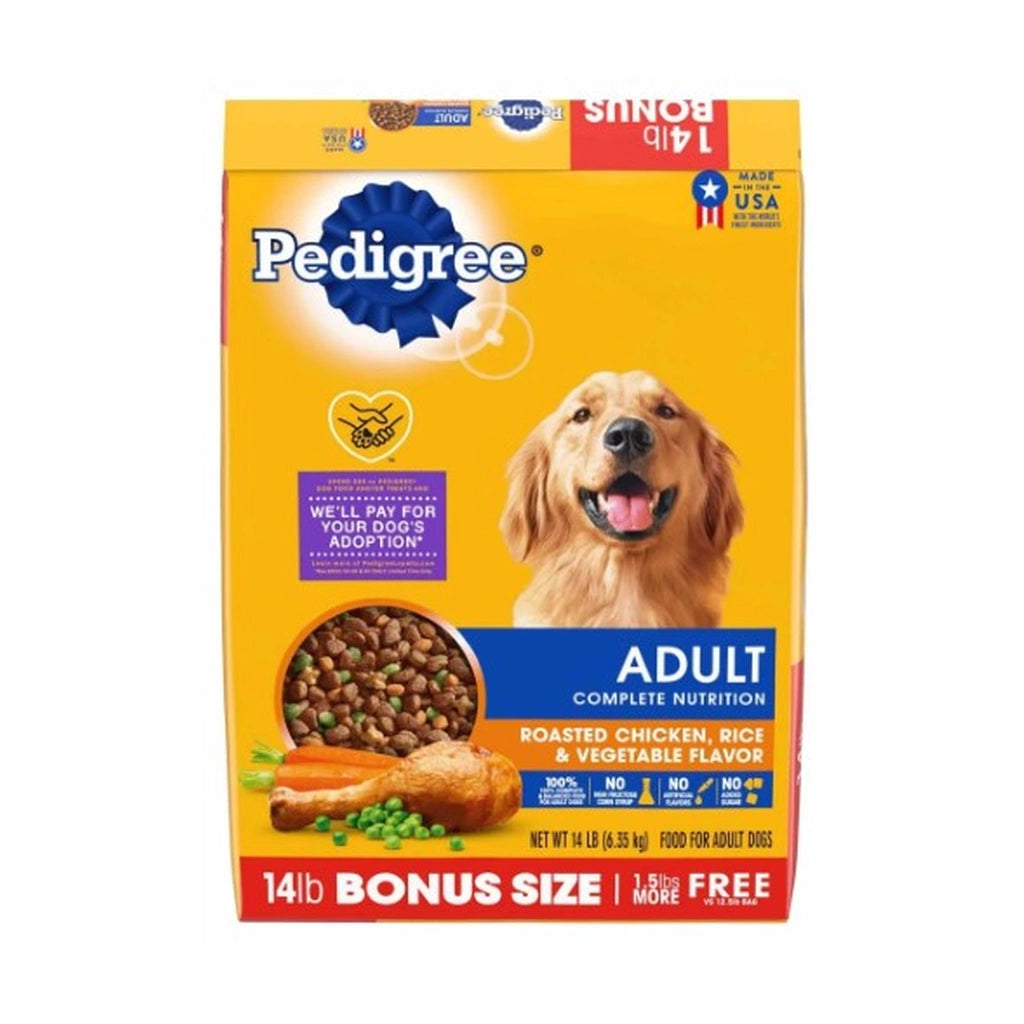 Pedigree?? Adult R/Ck 14Lb Bonus 14Lb