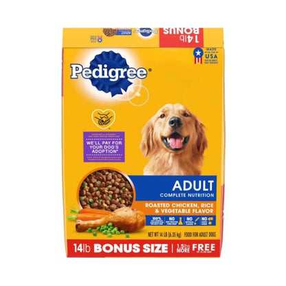 Pedigree?? Adult R/Ck 14Lb Bonus 14Lb