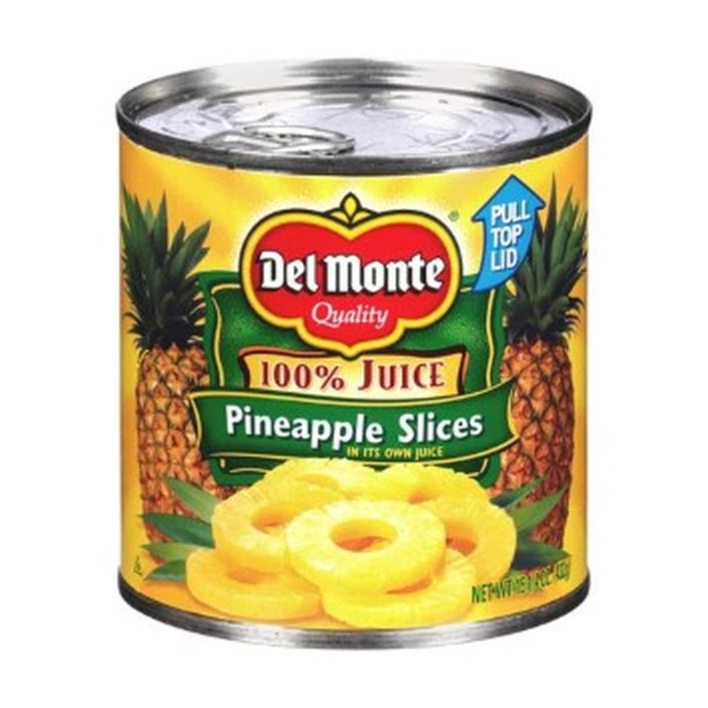 Del Monte Pineapple Slices In 100% Juice