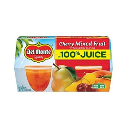 Delmonte Chrry Mix Fruit 4*4Oz
