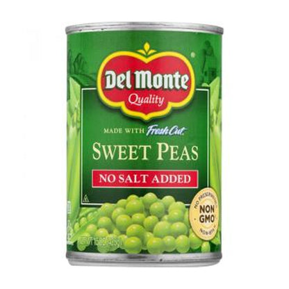 Del Monte Sweet Peas No Salt 425G