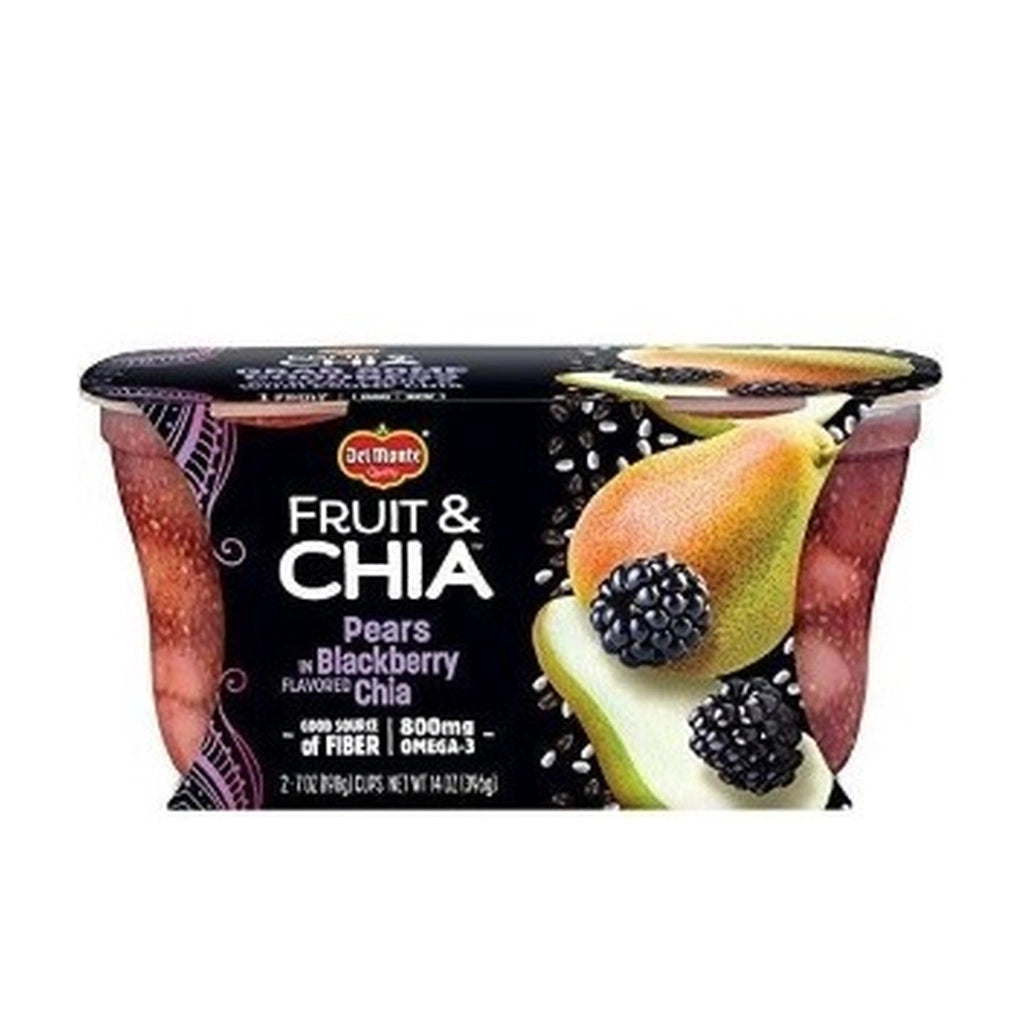 Del Monte Fruit & Chia Pear B/Berry 14Oz