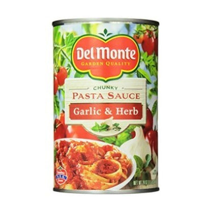 Delmonte Spaghetti Chunky Garlic 24Oz