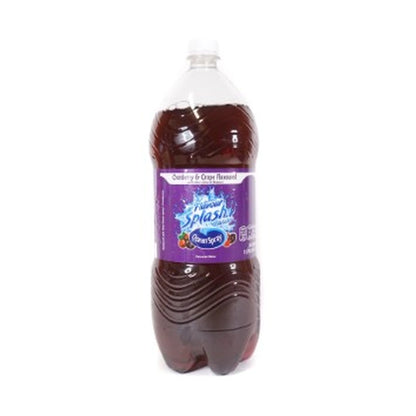 Ocean Spray Splash Cran Grape 2Lt