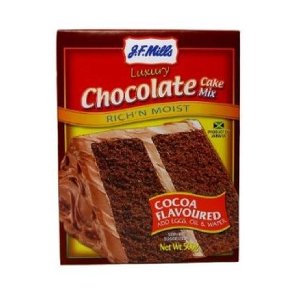 J.F. Mills Lux Chocolate Cake Mix 500G