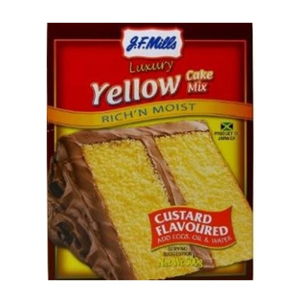 J.F. Mills Lux Yellow Cake Mix 500G