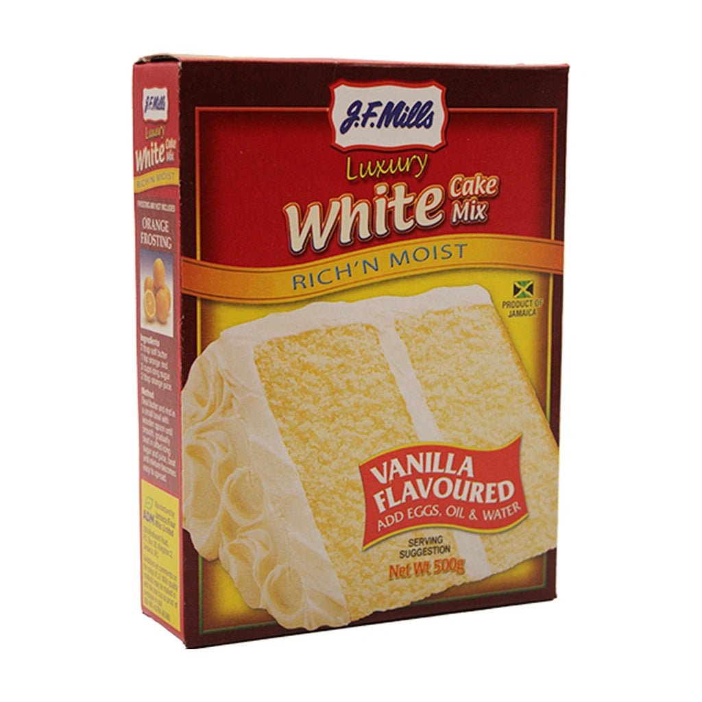 J.F. Mills White Cake Mix 500G