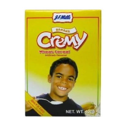 J.F. Mills Creamy Wh/Cer Banana 400G
