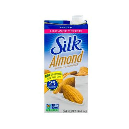 Silk Almond Unsweetened Vanilla 946Ml
