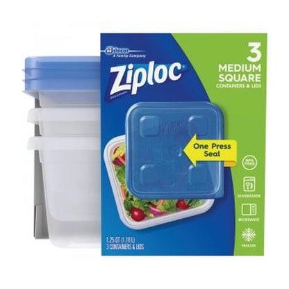Ziploc Cont Med 3Cnt#650862