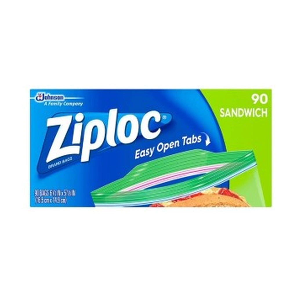 Ziploc Sanwich Bags 90Ct