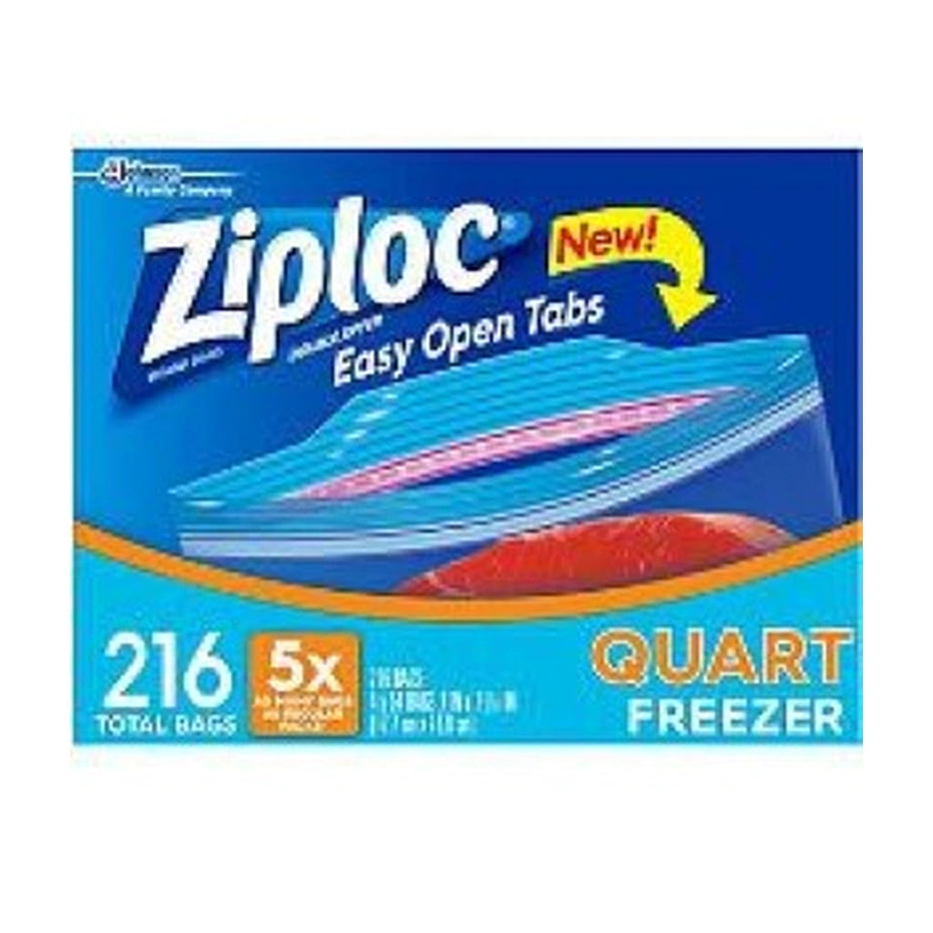 Ziploc Bags Quart Easy Open 5S