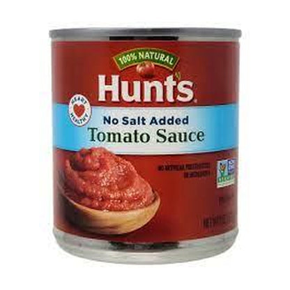 Hunt'S Tomato Sauce No Salt Add 8Oz