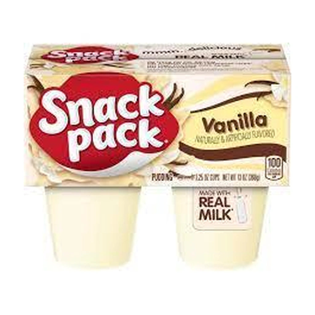 Snack Pack Vanilla 4Pk