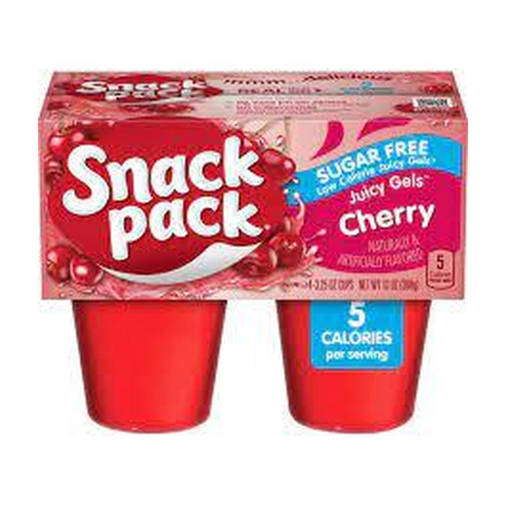 Snack Pack Cherry Sugar Free Gel 4Pk