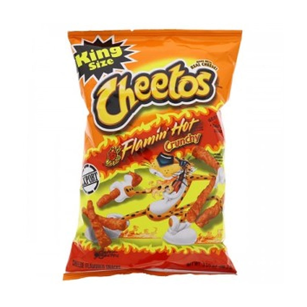 Cheetos Crunchy Flamin Usa 3.5Oz