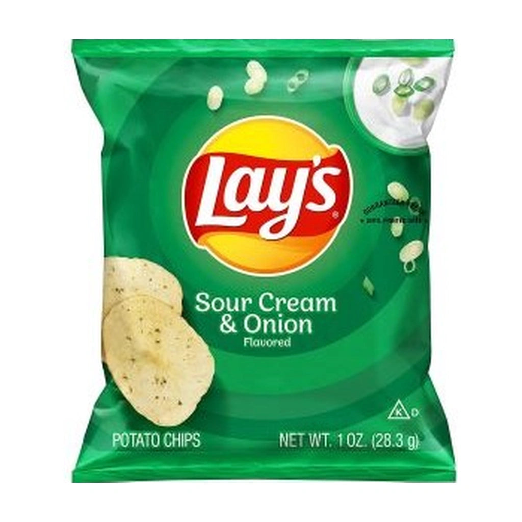 Lay'S Sour Cream & Onion Potato Chip 1Oz