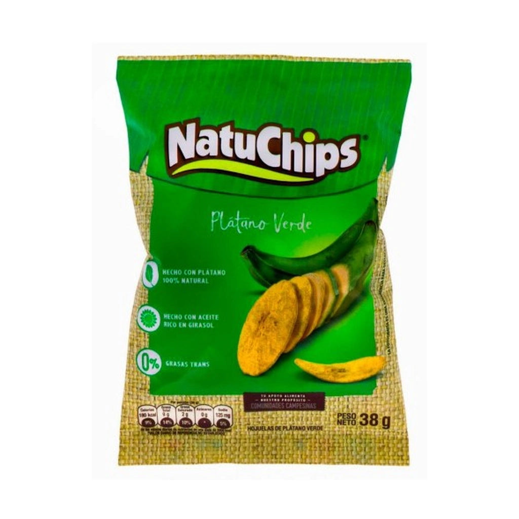 Natuchips Green Plantain Chips 33G